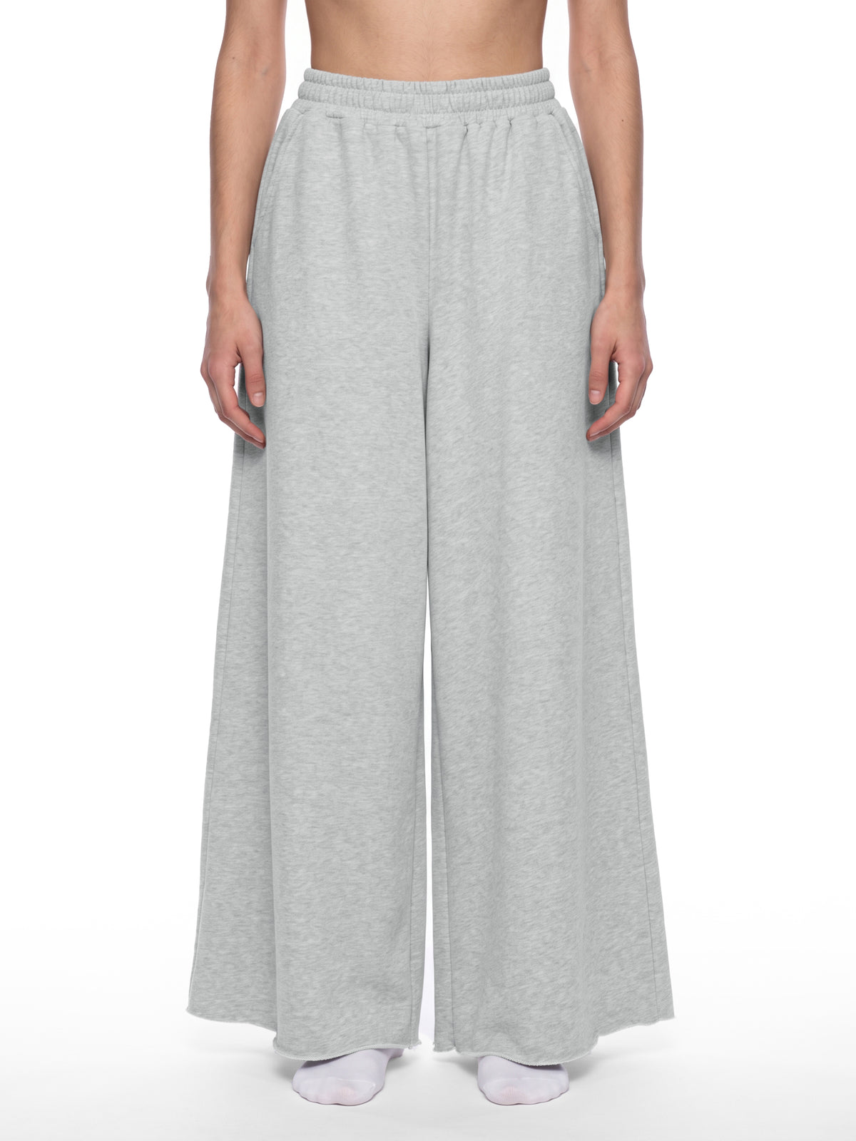 Women’s Raw-Edge Wide-Leg Sweatpants