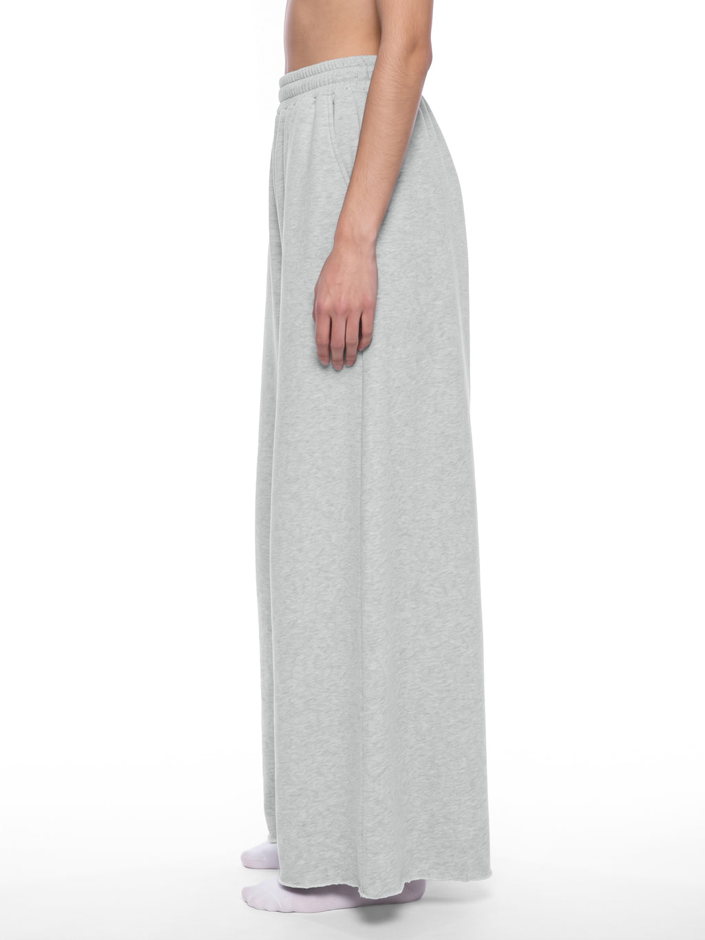 Women’s Raw-Edge Wide-Leg Sweatpants