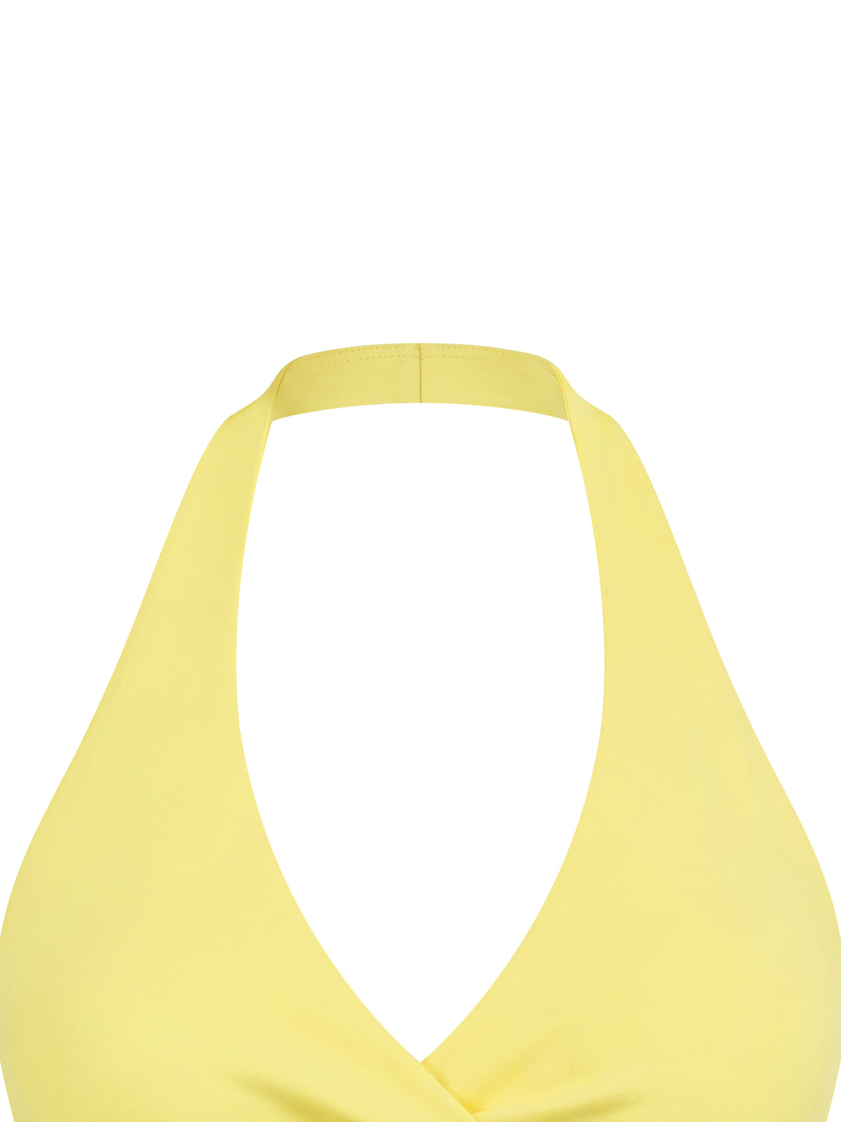 Women’s Ruched Halter Yoga Tank Top - garment detail
