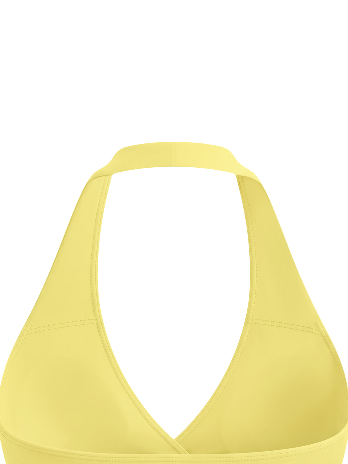 Women’s Ruched Halter Yoga Tank Top - garment detail
