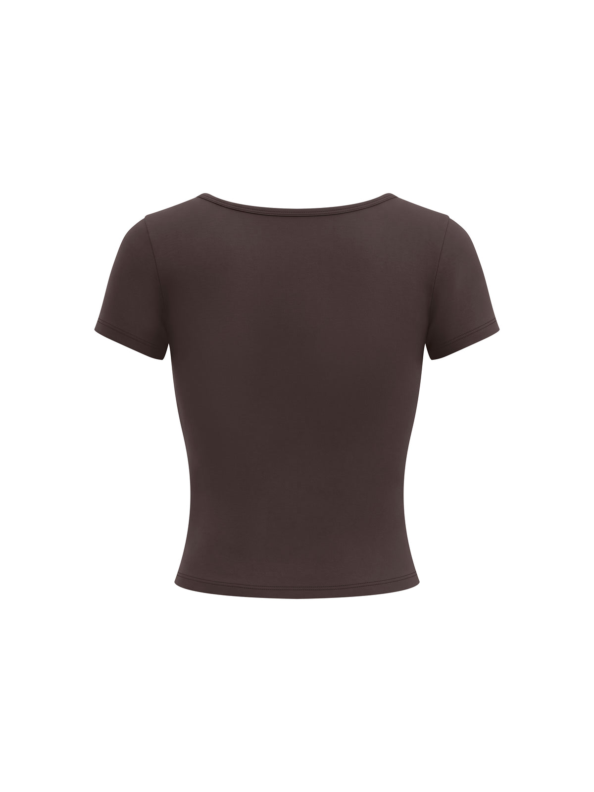 Women’s Square Neck Training T-Shirt - Brown back