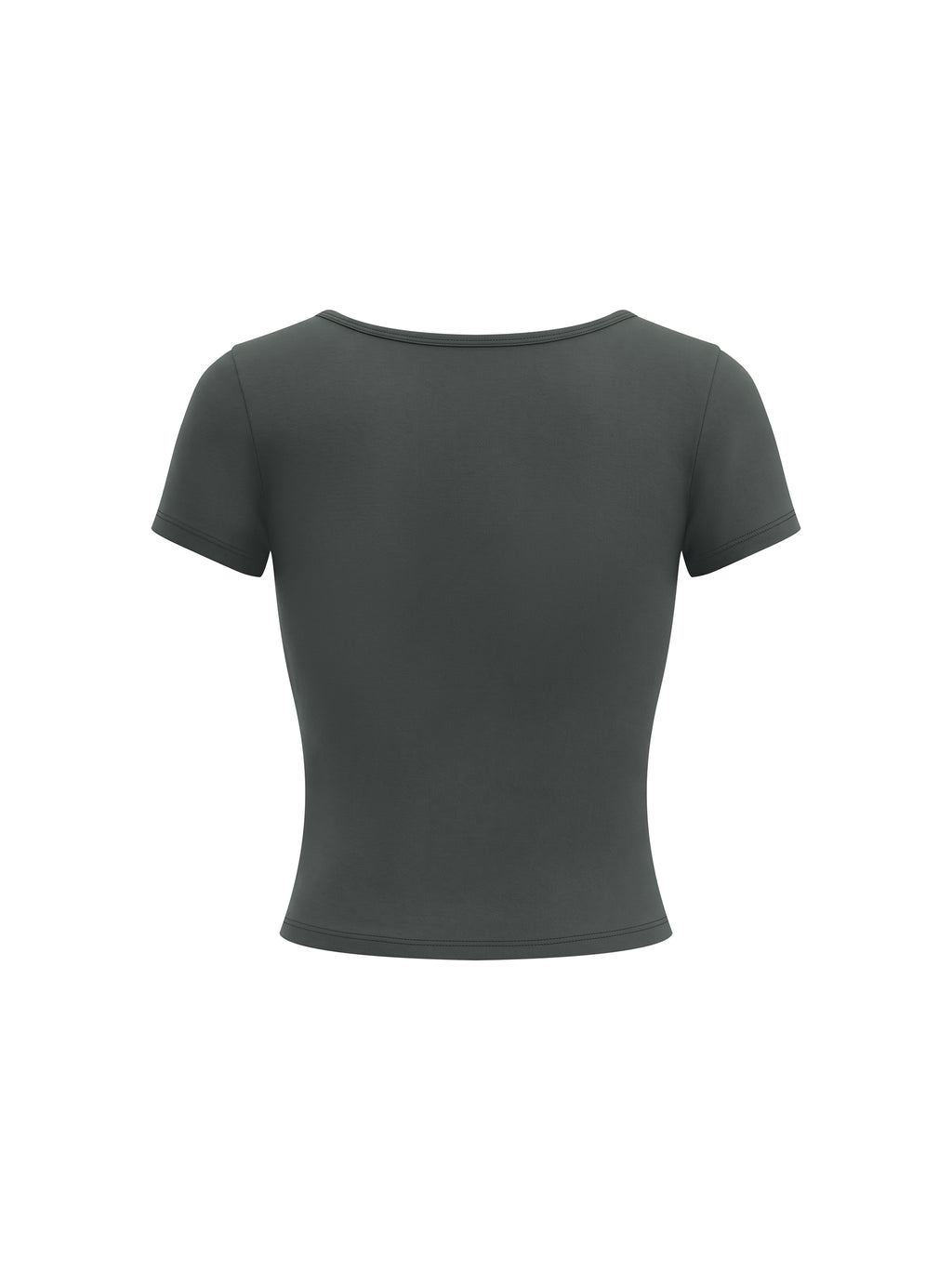 Women’s Square Neck Training T-Shirt - Dark Grey back