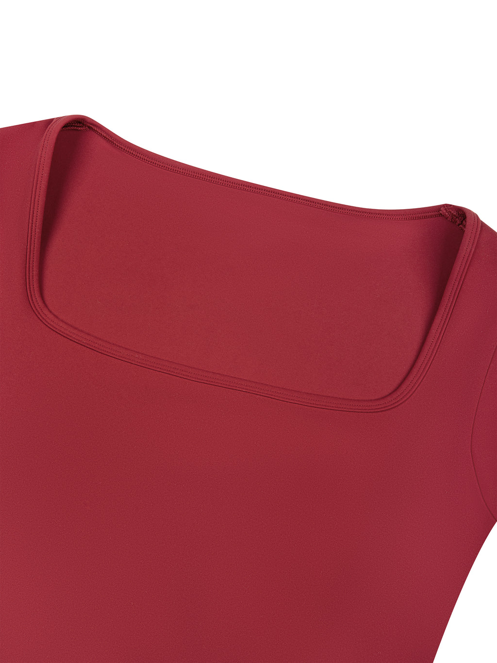Women’s Square Neck Training T-Shirt - neckline detail