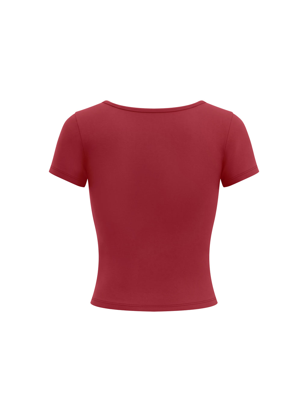 Women’s Square Neck Training T-Shirt - Red back