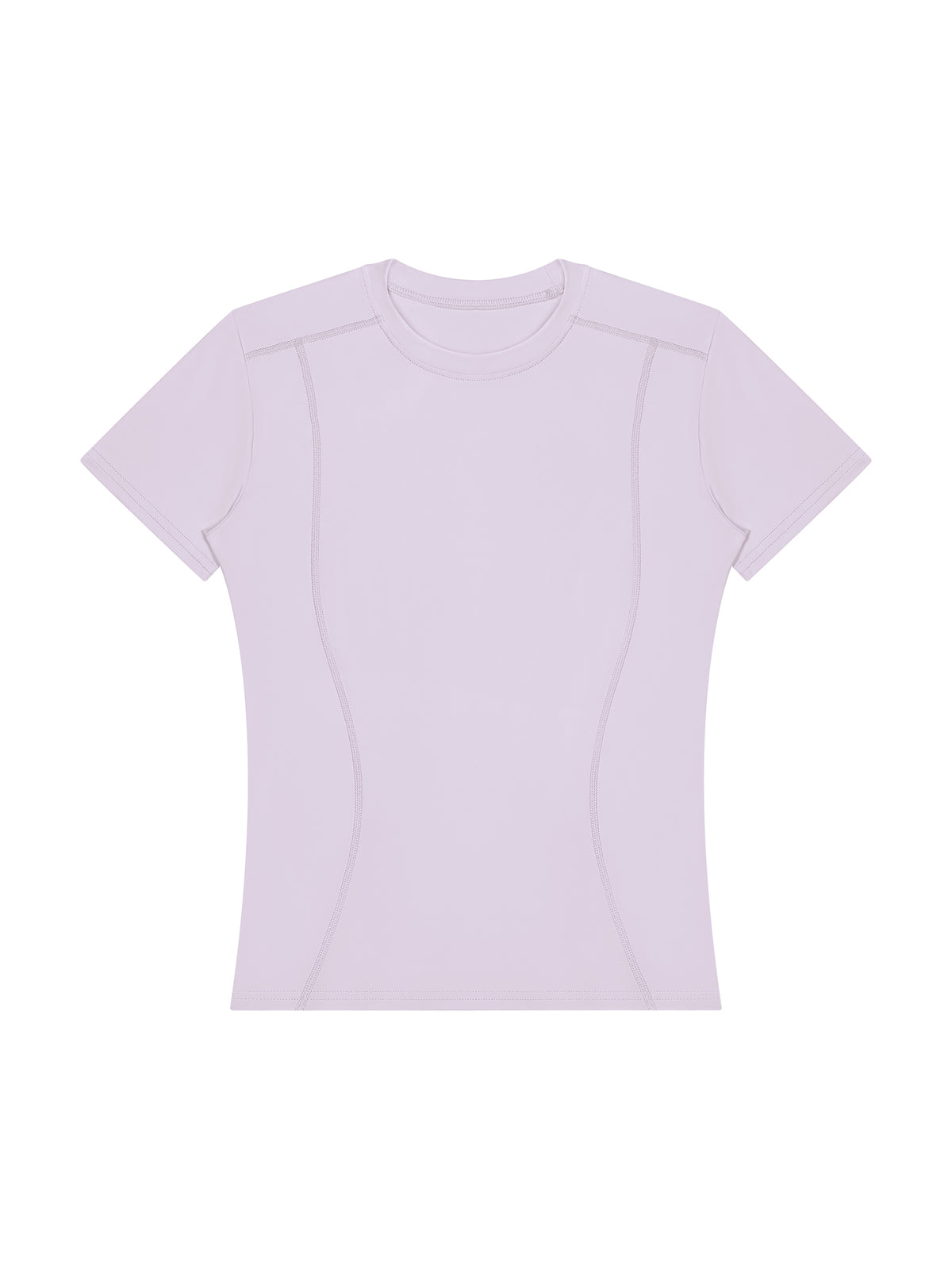 Women’s Topstitch Training T-Shirt - Light Purple front