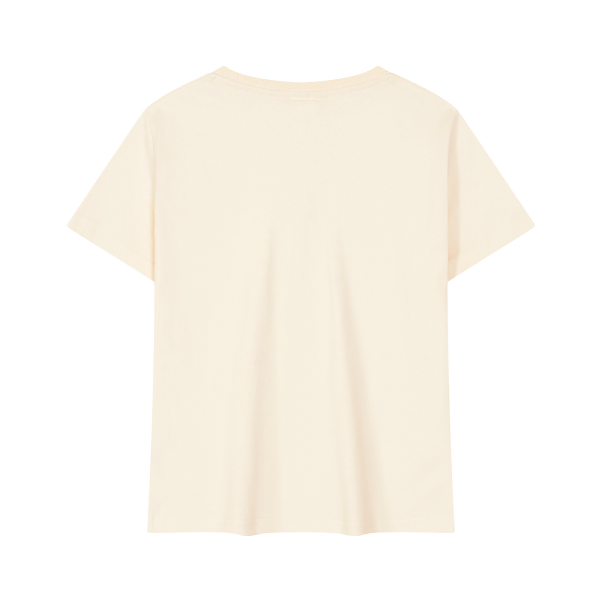Women's Celestial Butterfly Quick-Dry Baby T-Shirt V2 in Light Apricot - back mockup
